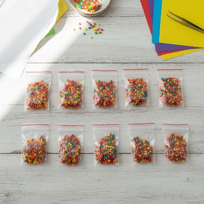 Picture of Magic Balls or Jelly Balls or Orbeez or Beads (1000 Pieces in 10 Packs)