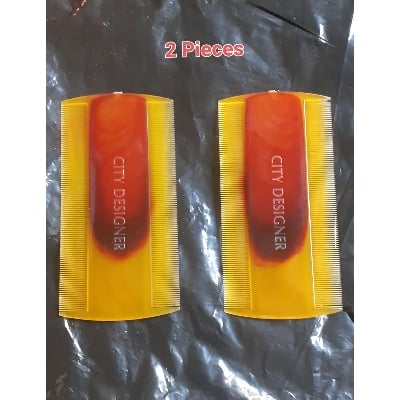 Picture of 2 Pieces Plastic Designer Anti Lice Hair Comb (2 Pieces)