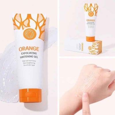 Picture of Orange Exfoliating Whitening Gel Orange Exfoliating Gel Scrub Face Whitening Whitening Lazy Cream For Face new