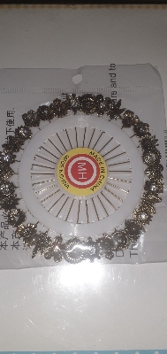 Picture of 1 wheel or 30 pieces antic metal hijab pins or broonches