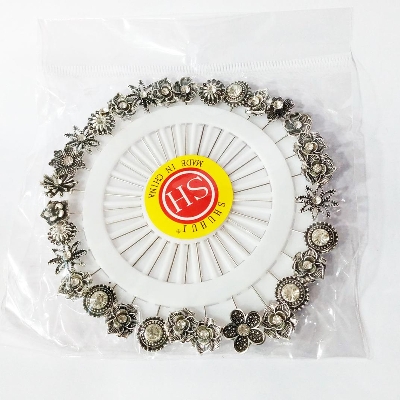 Picture of 5 pieces antic metal hijab pins or broonches