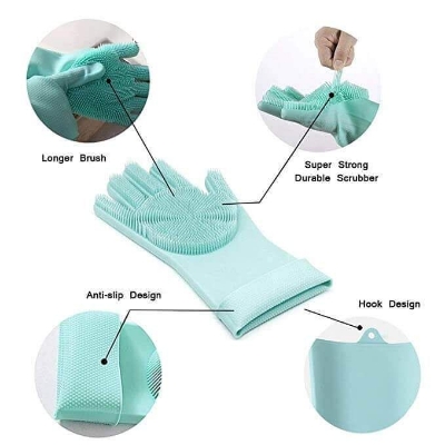 Picture of Silicone Hand Gloves 1 pair
