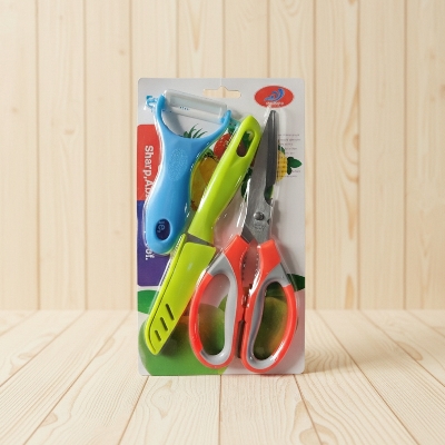 Picture of 3 in 1 set of peeler slicer for kichen