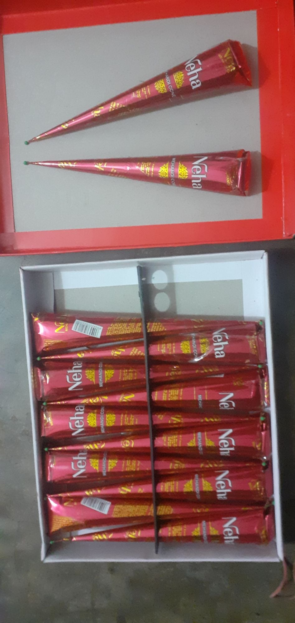 Picture of 1 piece Neha mehedi Red color Cone -1 piece
