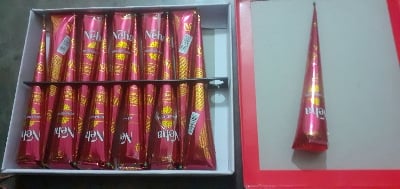 Picture of 2 Pieces Neha red color mehedi cones -2 pieces