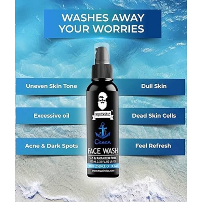 Picture of Muuchstac Men’s Ocean Face Wash-100 ml new