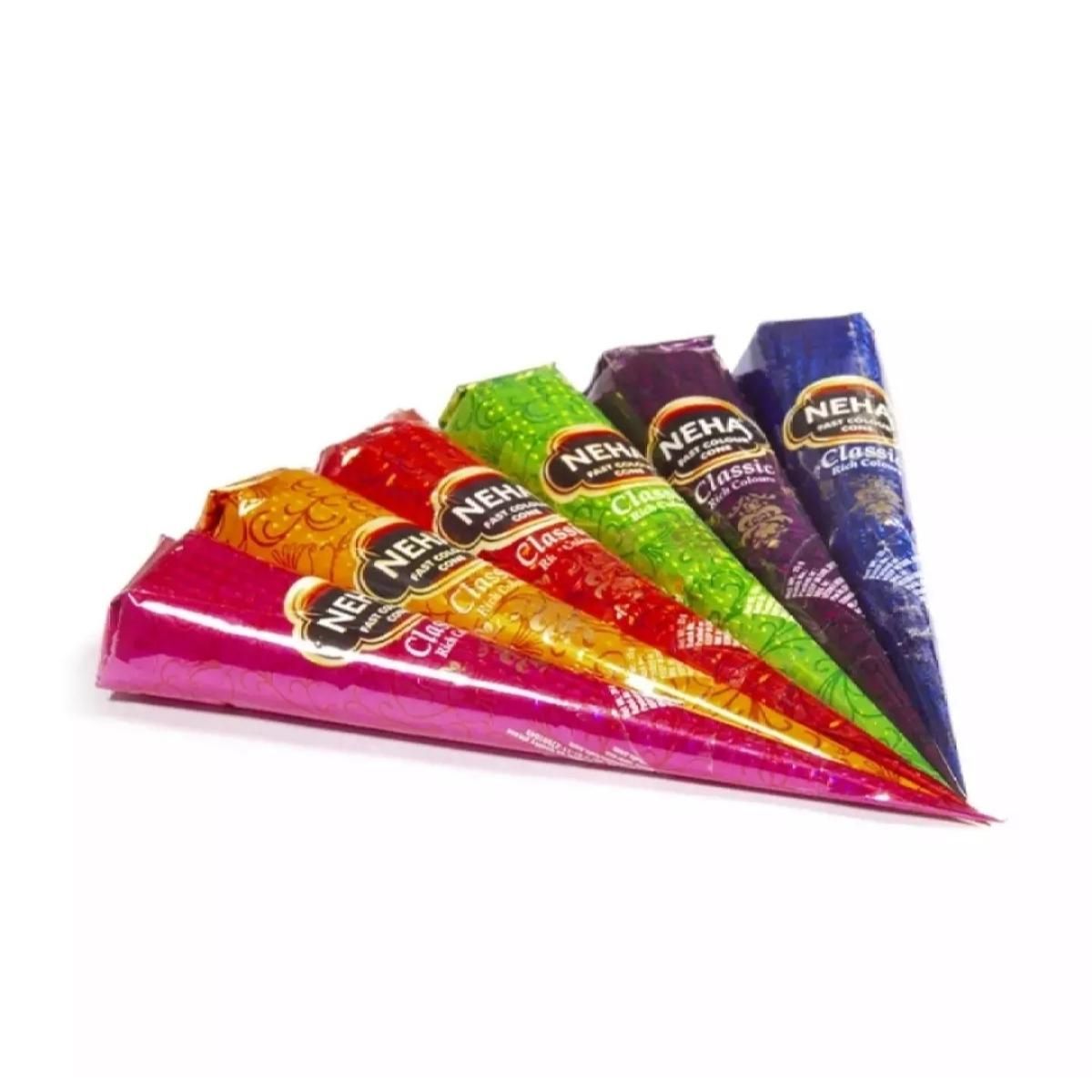 Picture of Neha Mixed Classic Color Mehedi Box 12 Pieces