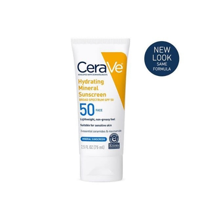 Picture of CeraVe 100% Mineral Sunscreen SPF 50 (USA)