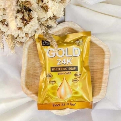 Picture of 1 Piece 80 gram Gold 24k Bar Soap