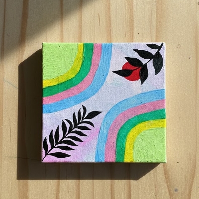 Picture of Hand Painted Art Painting or  for Home Decor (6×6" size)