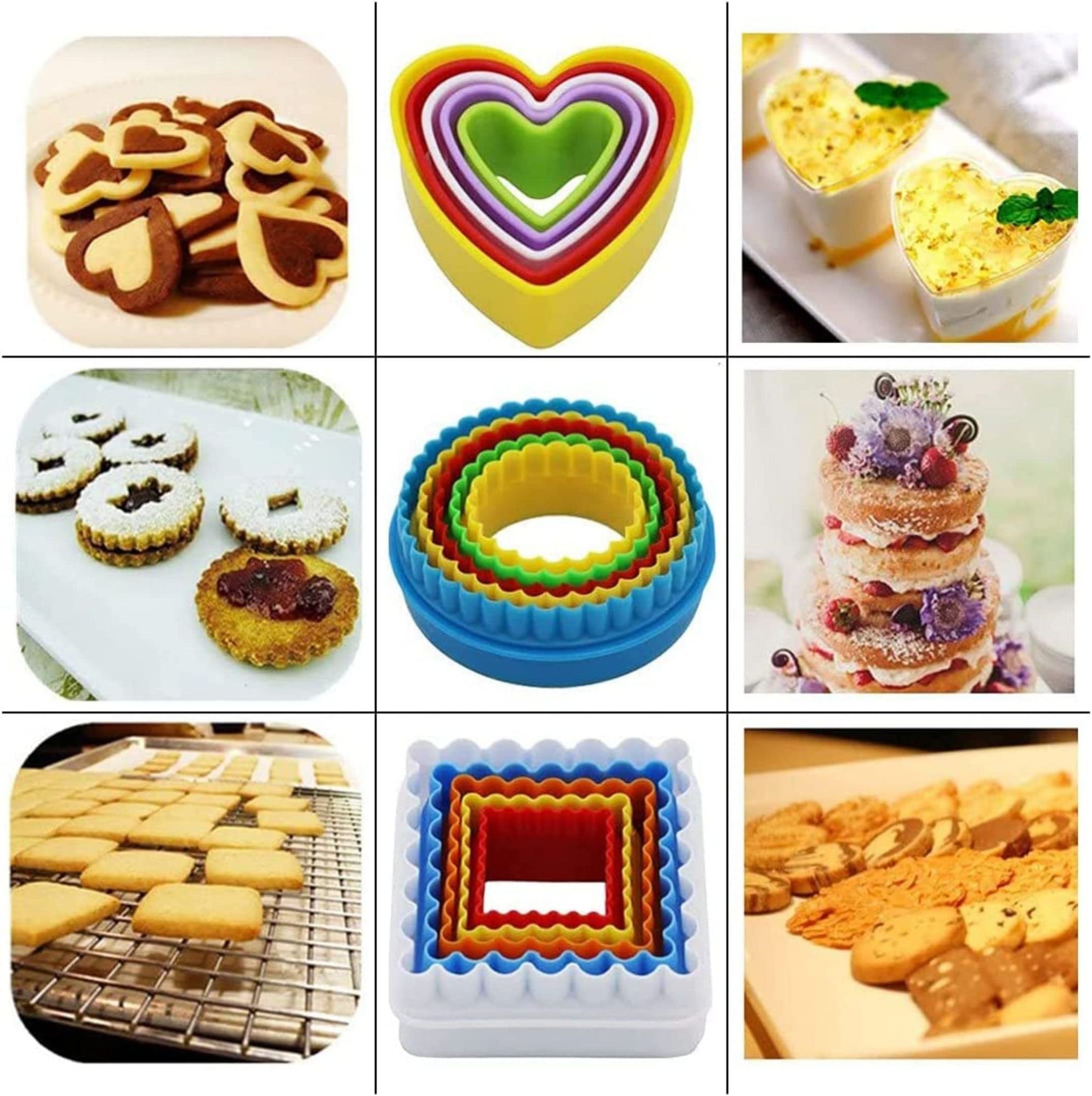 Picture of 6 Pieces Colorful Cookie cutter