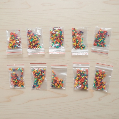 Picture of 1000 pieces or 10 packets orbeez or Magic balls