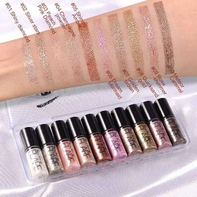 Picture of 10 pieces FLARE Glitter Eyeliner & Eyeshadow (10 pieces)