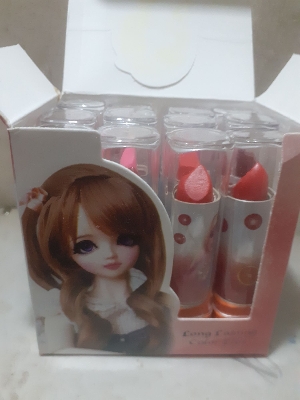 Picture of 12 Colors Long Lasting Doll Lipsticks (12 pieces)