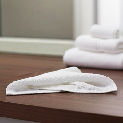 Picture of 100% Cotton White Color Face and Handkerchief or Rumal ( Pocket bearable)