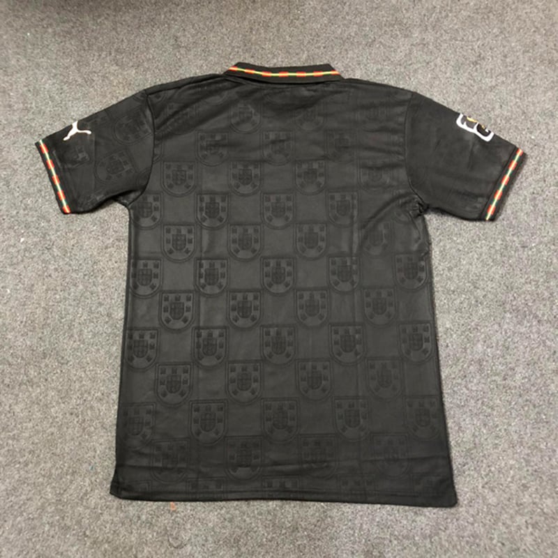 Picture of Portugal away Jersey World Cup 2026 Half Sleeve Premium Quality Football Jersey (Logo Embroidery), Black