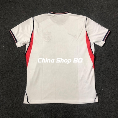 Picture of England Home 2026 World cup Half Sleeve premium National Team Football Jersey (Logo Embroidery), White