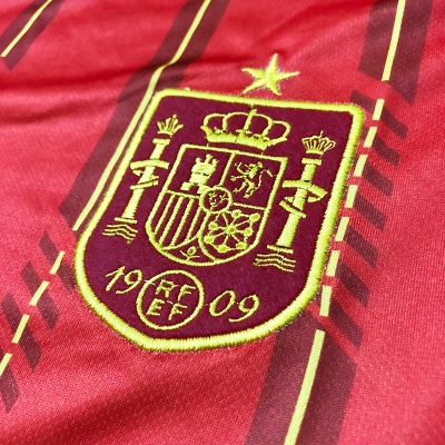 Picture of Spain Home 2026 World cup Half Sleeve premium National Team Football Jersey (Logo Embroidery), Multicolor