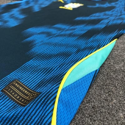 Picture of Brazil away World Cup Half Sleeve Premium Football Jersey 2026 (Logo Embroidery), Blue