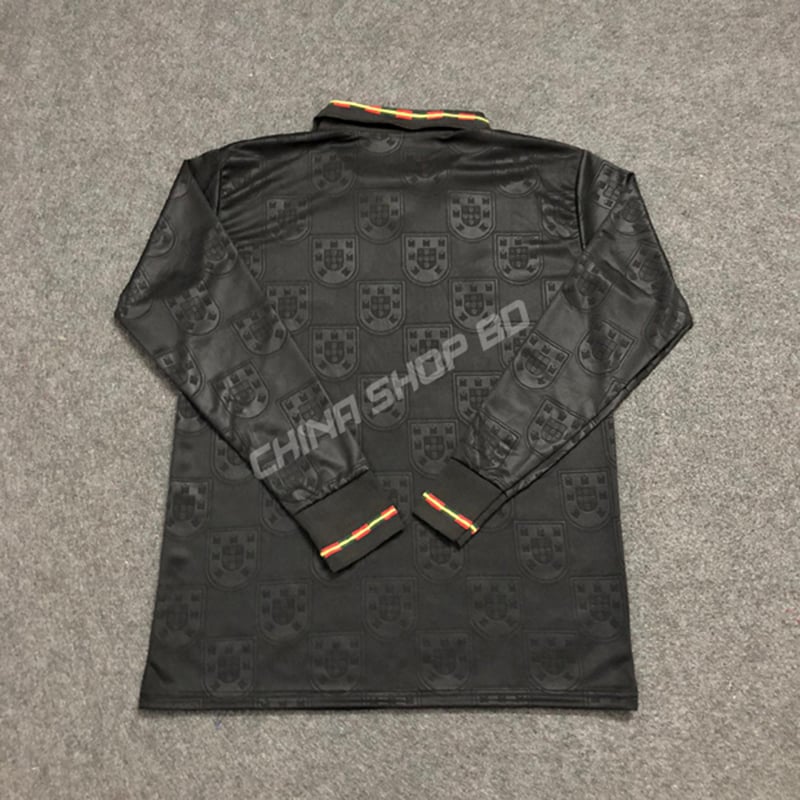 Picture of Portugal away Jersey World Cup 2026 Full Sleeve Premium Quality Football Jersey (Logo Embroidery), Black