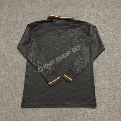 Picture of Portugal away Jersey World Cup 2026 Full Sleeve Premium Quality Football Jersey (Logo Embroidery), Black