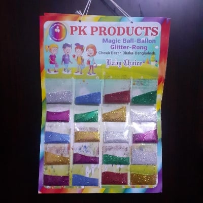 Picture of Colorful Glitter or Jori Powder (20 Packets) for Crafting