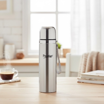 Picture of Prestige hot and cool Stainless Steel Flask, 500 ml, Silver