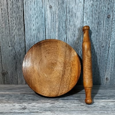 Picture of Wooden Rooti Maker or balun piri for kichen