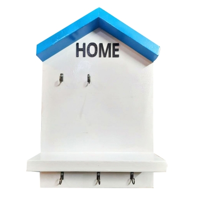 Picture of Classic Wooden Key Holder (Blue) (Blue)