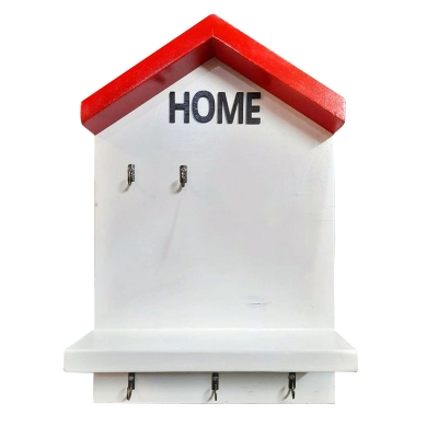 Picture of Wooden Classic Key Holder (Red) (Red)