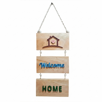 Picture of Wooden Welcome Home Plate (Wood)