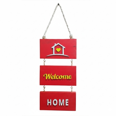 Picture of 3D Wooden Welcome Home Pallet (Red)