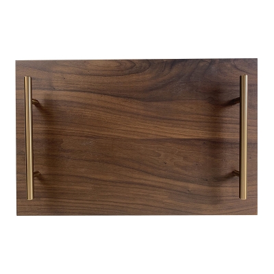 Picture of Classic Wood Serving Tray - Add A Touch Of Elegance To Your Dining Experience (Wood)