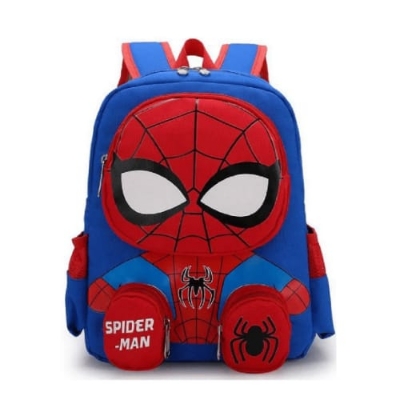 Picture of School Bags Sky blue (Spiderman)