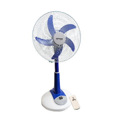 Picture of (TS-2986): Defender 16" Rechargeable AC_DC Fan with LED Multi-Function:Blue