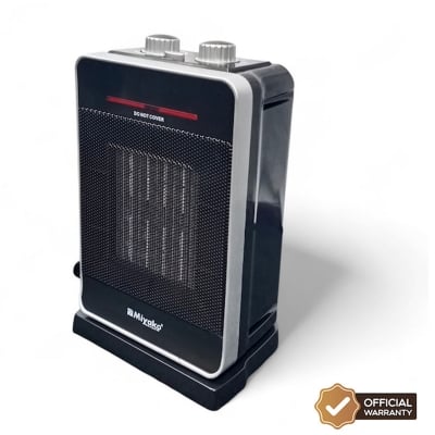 Picture of Miyako PTC-602 Oscillating 2000W PTC Ceramic Room Heater – Fast Heating for 400 sq-ft Rooms Heater with Overheat & Tip-Over Protection, Black