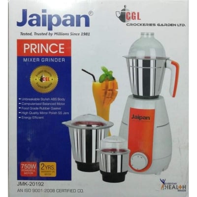 Picture of Jaipan 750w Mixer Grinder, (PRINCE).