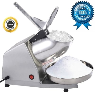 Picture of Electric Ice-Crusher Machine for Professional Use., Silver
