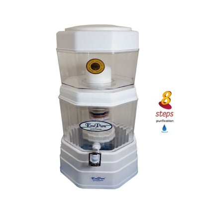 Picture of Eva Pure (Malaysia) 8-Steps Water Purification Filter, 30 Liters., White