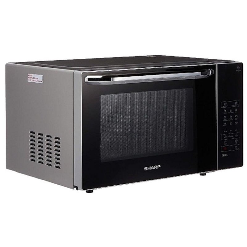 Picture of Sharp Digital Touch Panel Microwave Oven with Grill Function, R-72EO(S), Black&Silver.