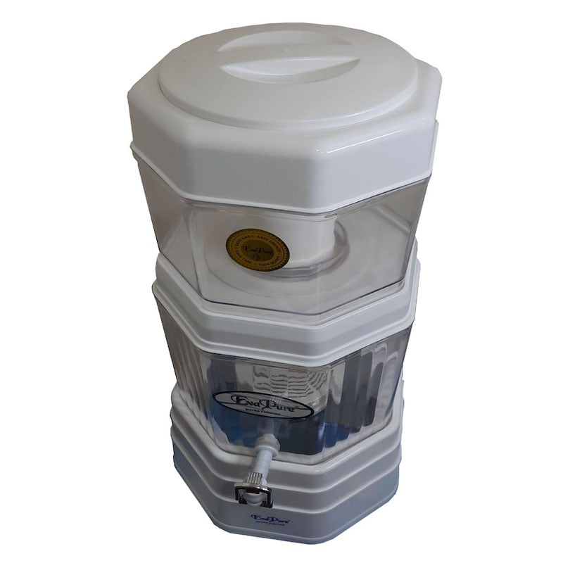 Picture of Eva Pure (Malaysia) 8-Steps Water Purification Filter, 30 Liters., White