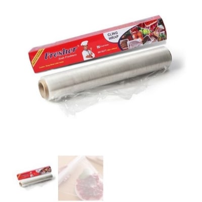 Picture of Fresher Plastic Stretch Wrap Wrapping Paper - White