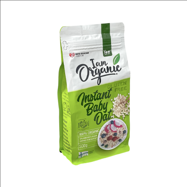 Picture of I Am Organic Instant Baby Oats 500g Gluten Free (Finland)