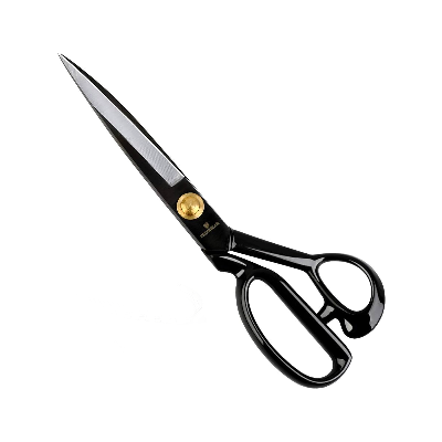 Picture of Tailor Scissors 10 inch - Heavy Duty Sewing Fabric Scissors for Leather Cutting Industrial Sharp Shears - Silver