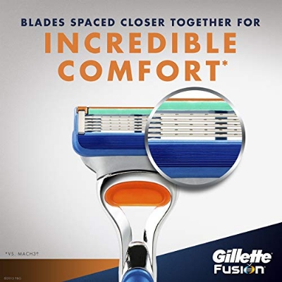 Picture of Gillette Fusion5 Manual Shaving Razor Blades – 2pcs (Cartridge) - Multicolor