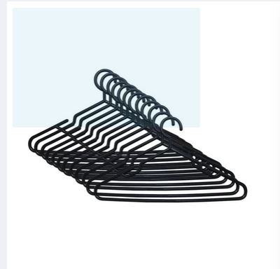 Picture of Plastic Hanger 12 Pcs - Black