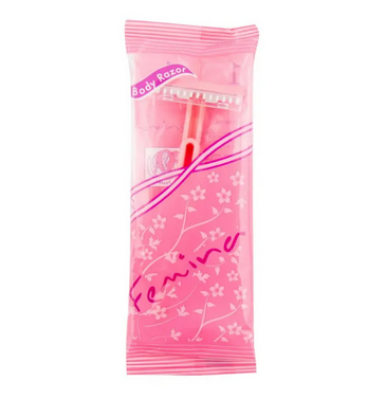Picture of Treet Femina Single Blade Disposable Body Razor For Women 6pcs( Pakistan) - Pink