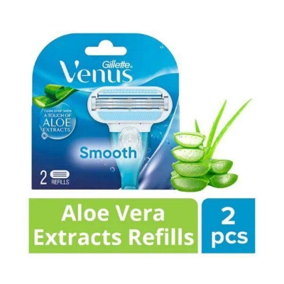 Picture of Gillette Venus Smooth Sensitive Women's Razor Blade Refills 2 Blades - Green