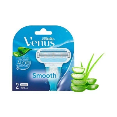 Picture of Gillette Venus Smooth Sensitive Women's Razor Blade Refills 2 Blades - Green