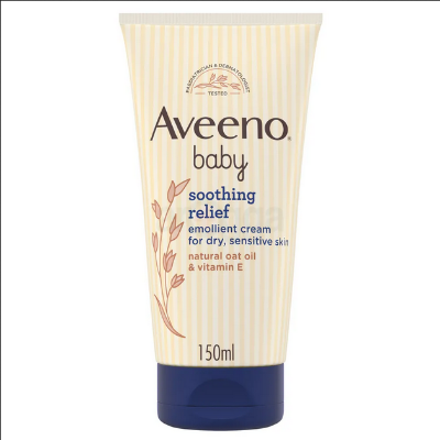 Picture of Aveeno Baby Soothing Relief Emollient Cream for Dry, Sensitive Skin-150ml